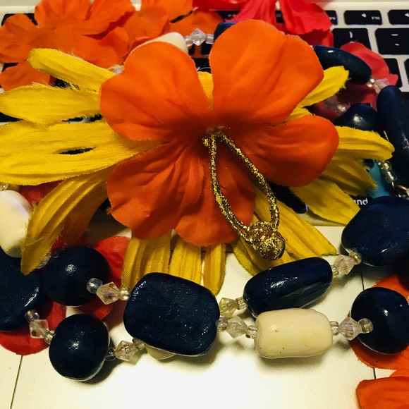 Ceramic Vintage Rare Unique One of a Kind Handmade Necklace - Picture 8 of 16